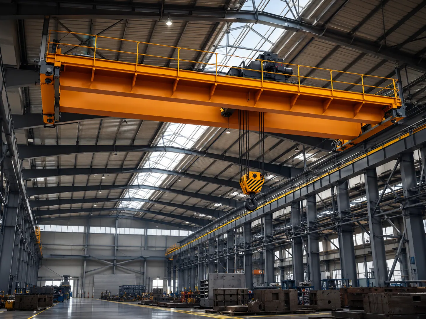 Industrial crane and lifting equipment structure