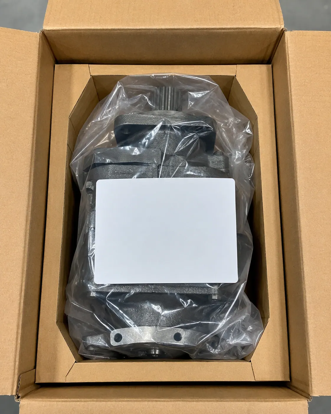 Coded part label for traceable export packaging